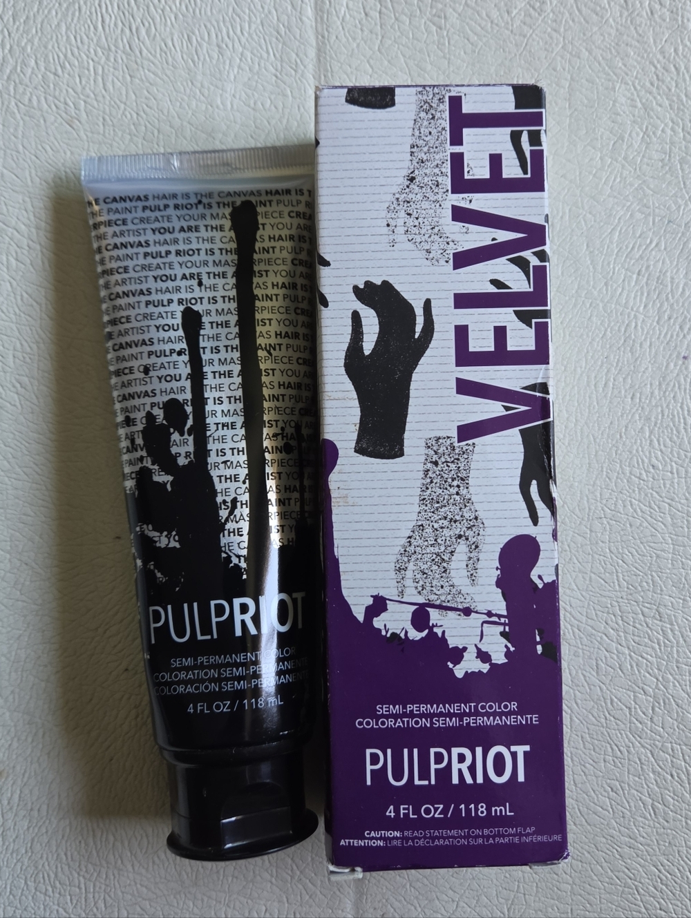 Pulp Riot Velvet Semi-Permanent Hair Color - Violet/Purple